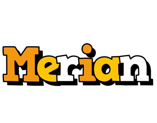 Merian cartoon logo