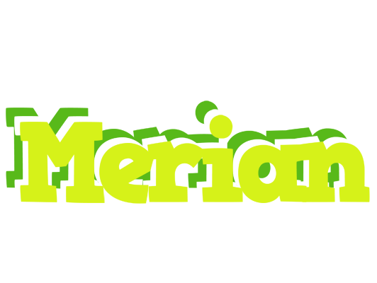 Merian citrus logo