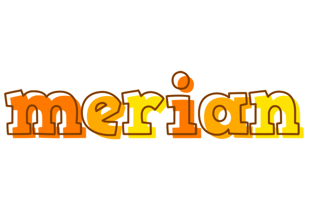 Merian desert logo