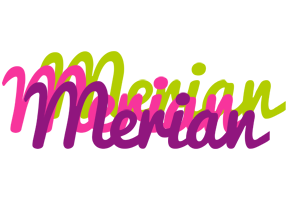 Merian flowers logo