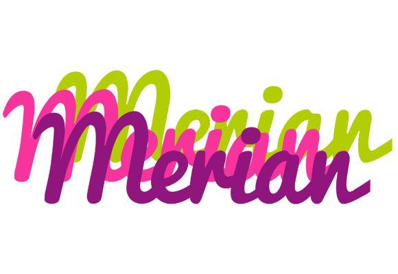 Merian flowers logo