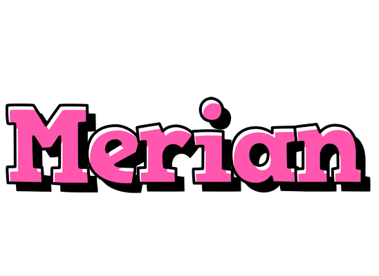 Merian girlish logo