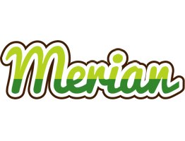 Merian golfing logo