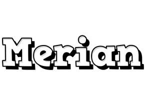 Merian snowing logo