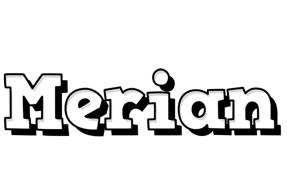 Merian snowing logo