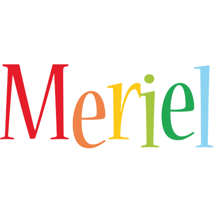 Meriel birthday logo