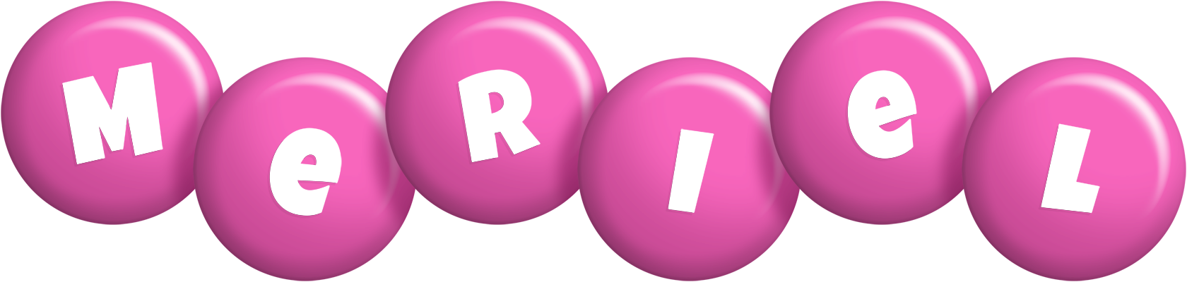 Meriel candy-pink logo