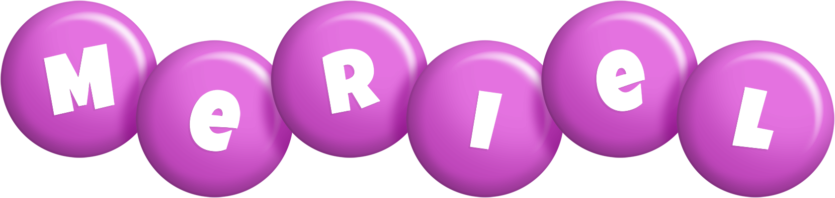 Meriel candy-purple logo