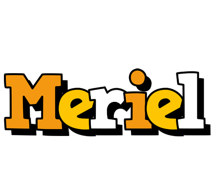 Meriel cartoon logo