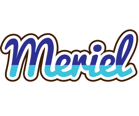 Meriel raining logo