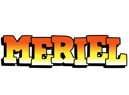 Meriel sunset logo