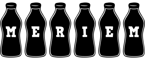 Meriem bottle logo