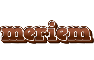 Meriem brownie logo