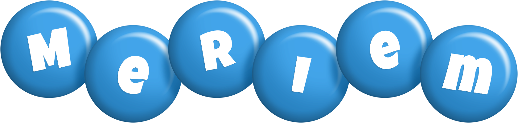 Meriem candy-blue logo