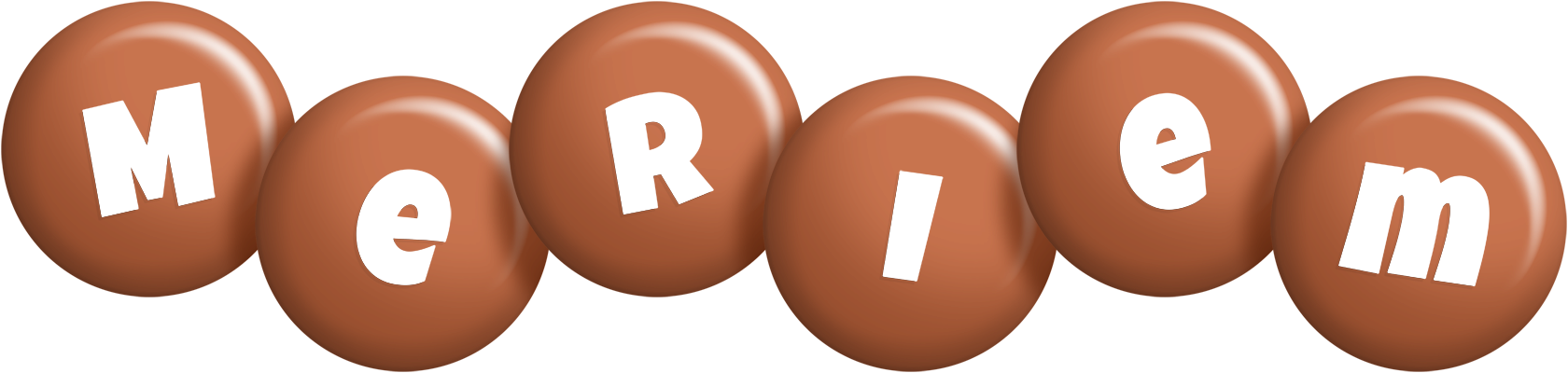 Meriem candy-brown logo