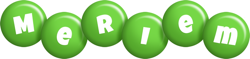 Meriem candy-green logo