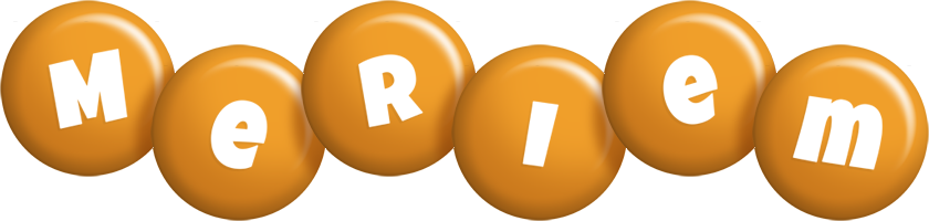 Meriem candy-orange logo