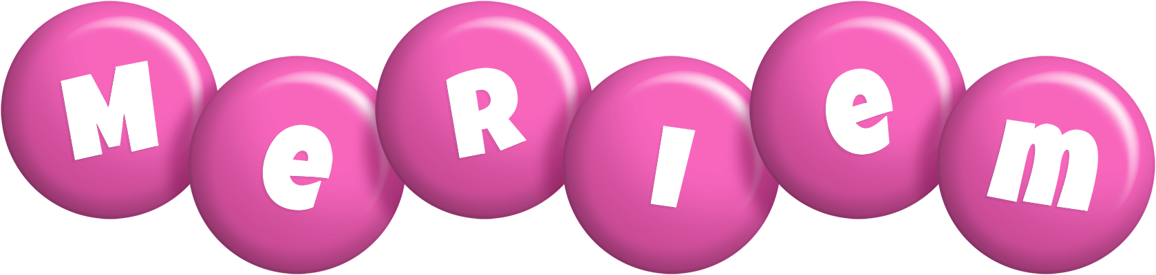 Meriem candy-pink logo