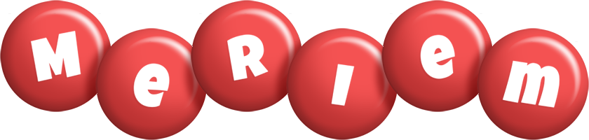 Meriem candy-red logo