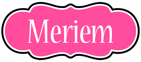 Meriem invitation logo