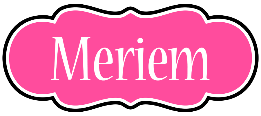 Meriem invitation logo
