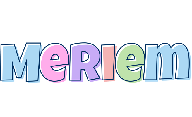 Meriem pastel logo