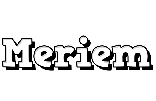 Meriem snowing logo