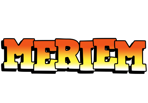 Meriem sunset logo