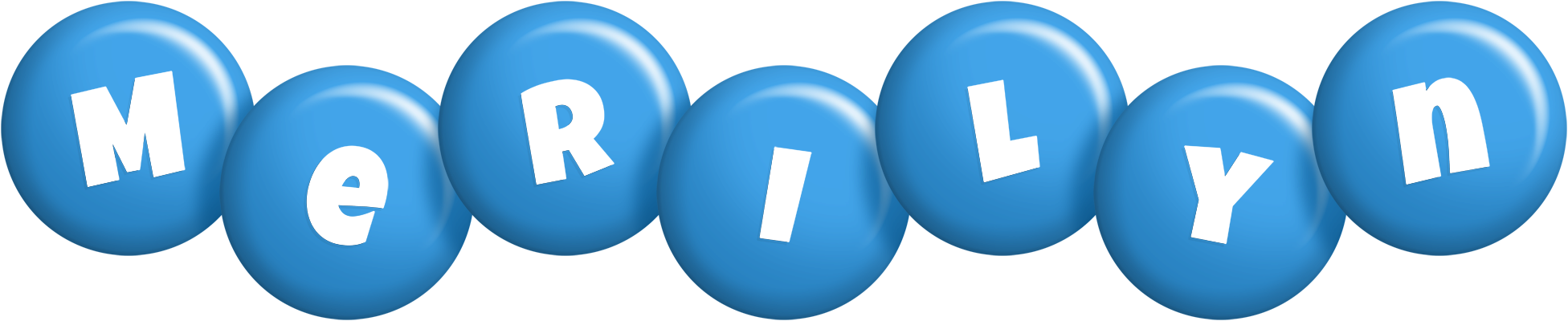 Merilyn candy-blue logo