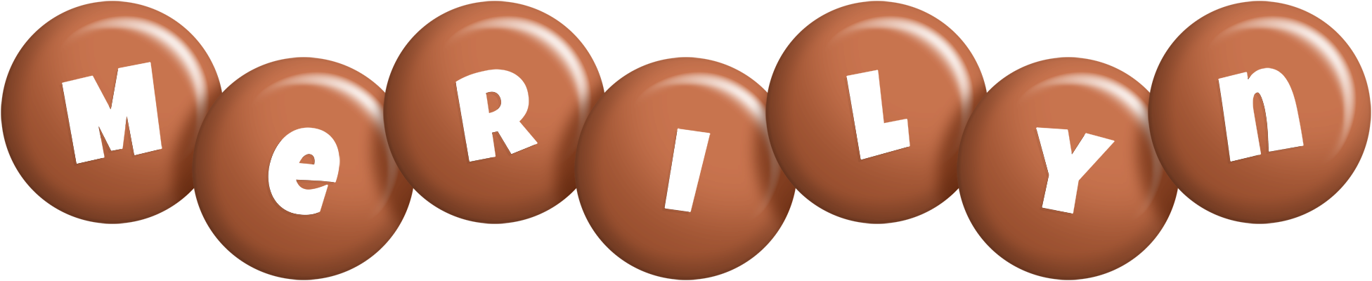 Merilyn candy-brown logo