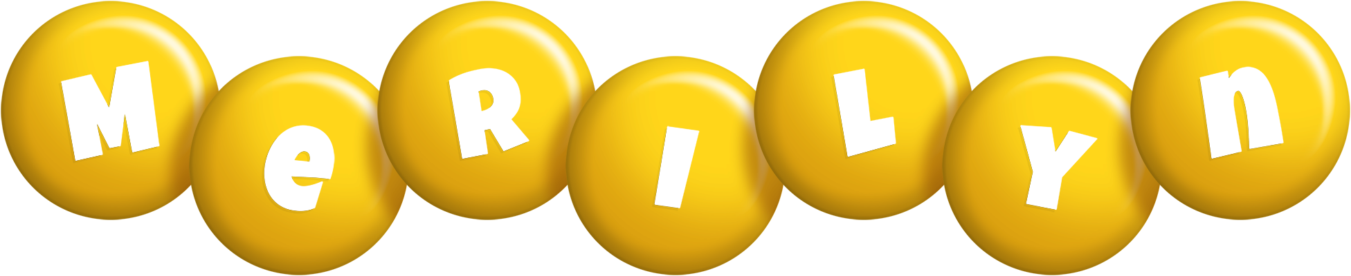Merilyn candy-yellow logo