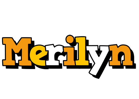 Merilyn cartoon logo