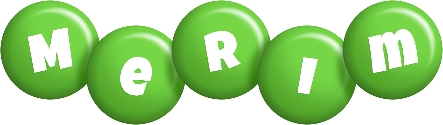 Merim candy-green logo