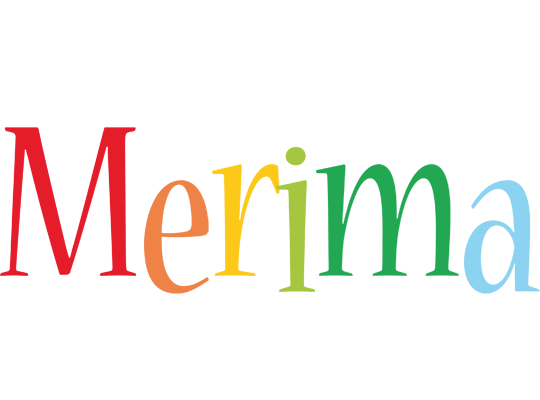 Merima birthday logo