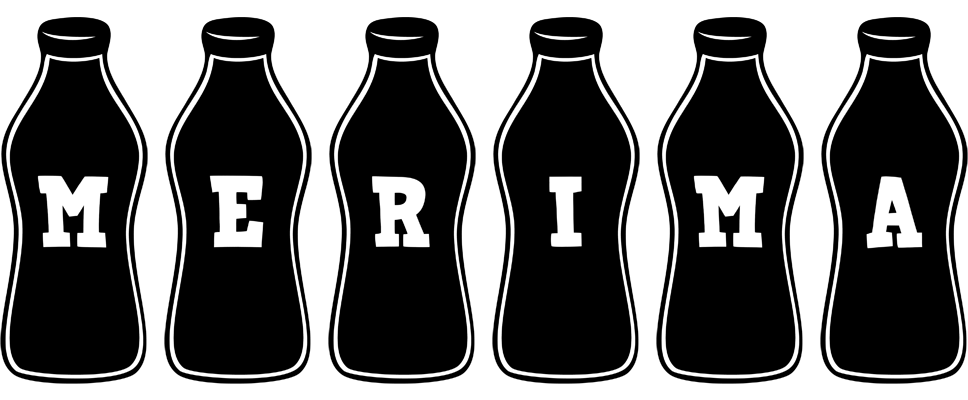 Merima bottle logo