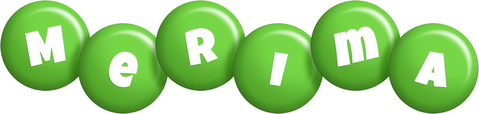 Merima candy-green logo