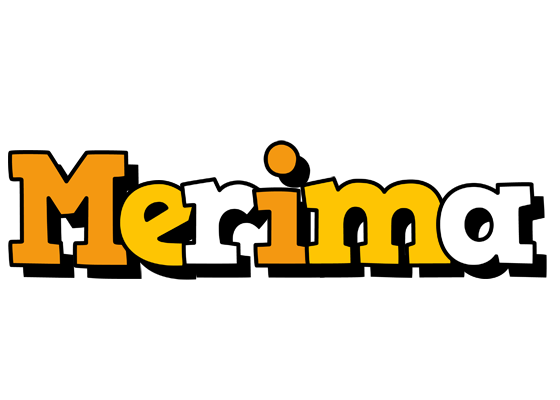 Merima cartoon logo