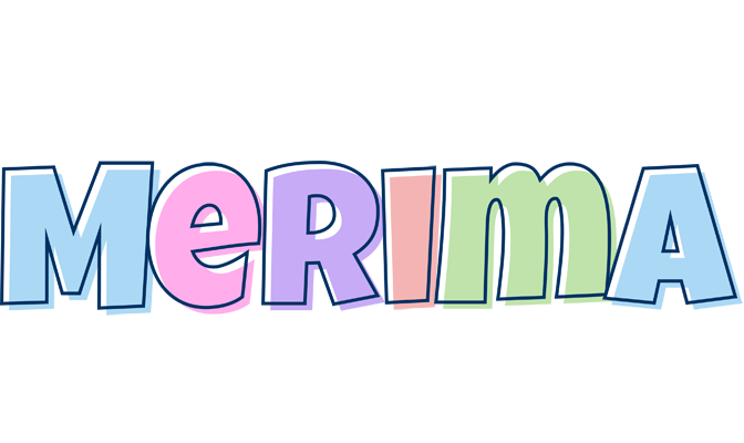 Merima pastel logo