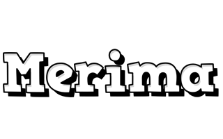 Merima snowing logo