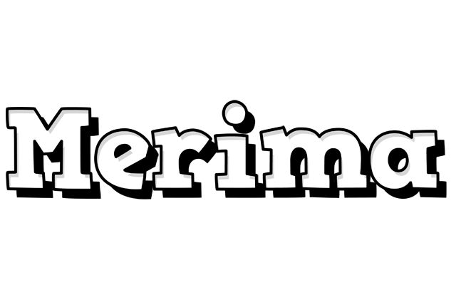 Merima snowing logo