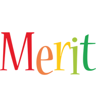 Merit birthday logo