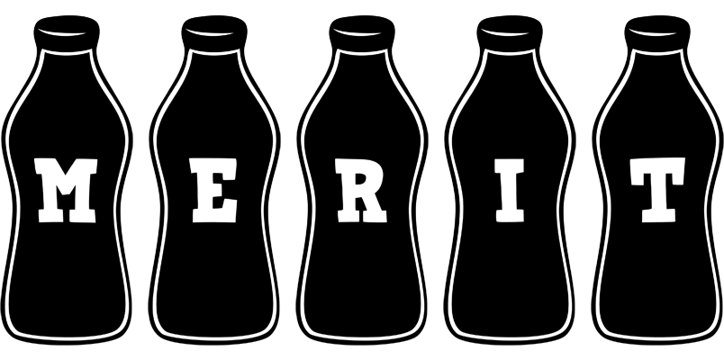 Merit bottle logo