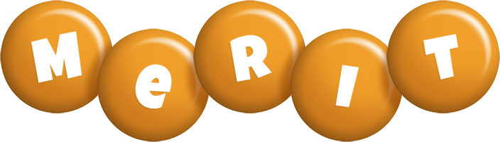 Merit candy-orange logo
