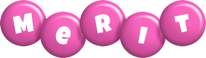 Merit candy-pink logo