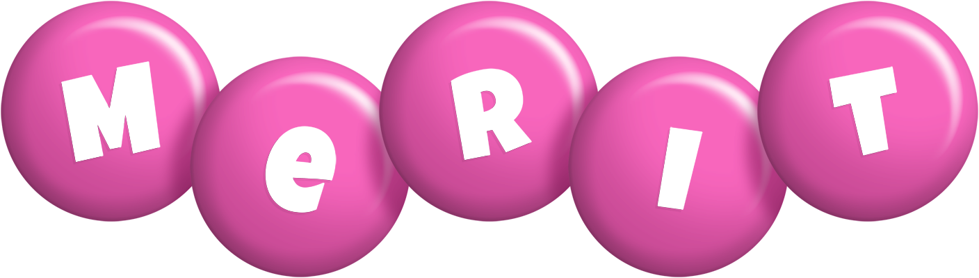 Merit candy-pink logo