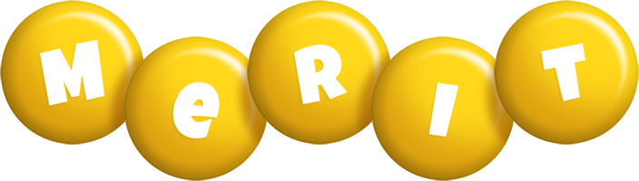 Merit candy-yellow logo