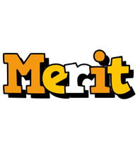 Merit cartoon logo