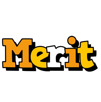 Merit cartoon logo