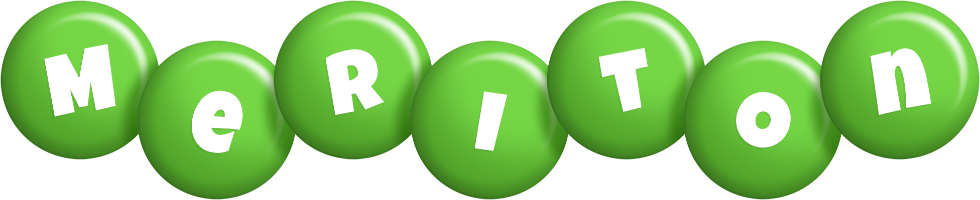 Meriton candy-green logo