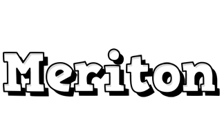 Meriton snowing logo